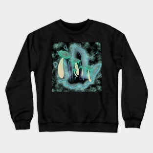 Glowing Mushrooms and Crystals Crewneck Sweatshirt